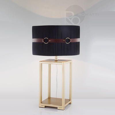 Дизайнерская настольная лампа с абажуром France by Romatti