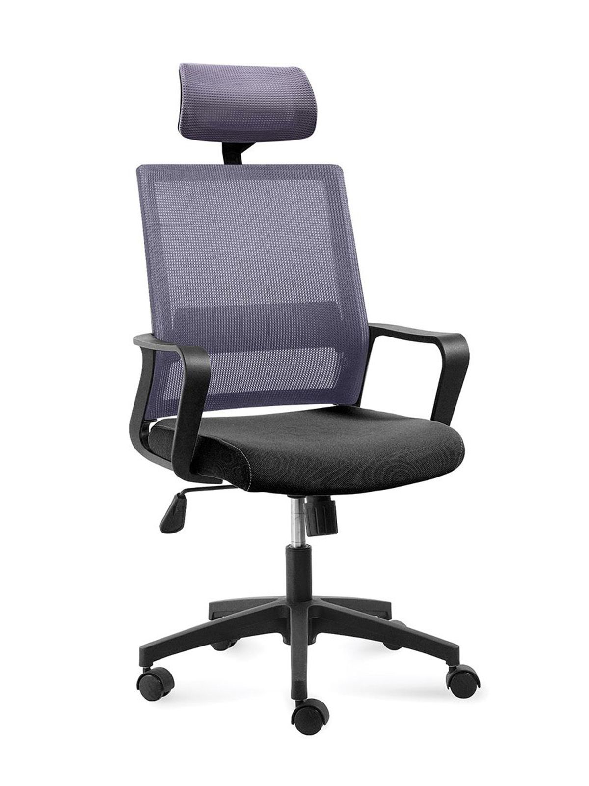 Компьютерное кресло офисное Бит серый сетка/ткань