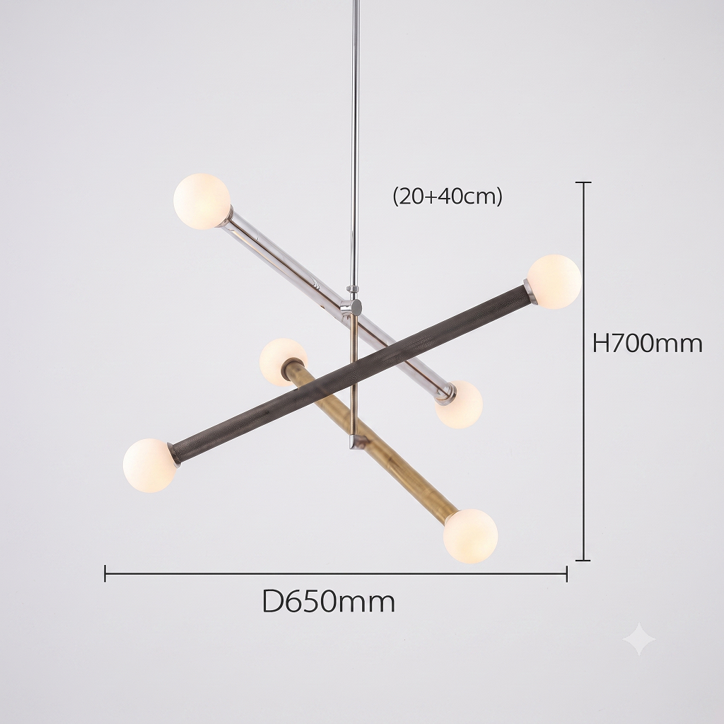 Дизайнерская люстра TRIPLE ELMA by Romatti