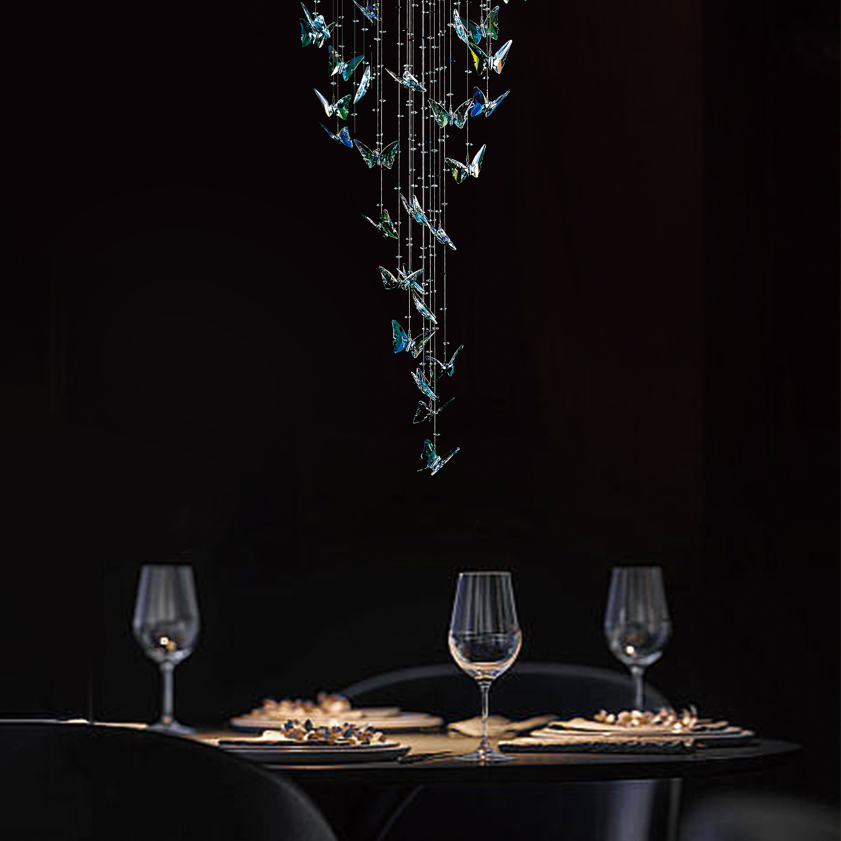 Люстра BUTTERFLY by Romatti