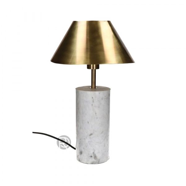 Дизайнерская настольная лампа с абажуром MARMORE by POMAX