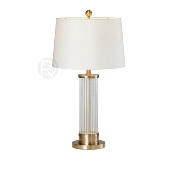 Дизайнерская настольная лампа с абажуром CRYSTAL GLASS by Romatti