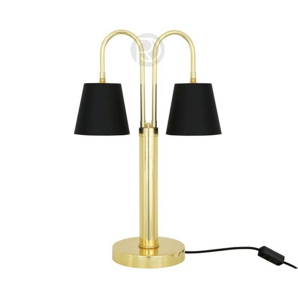Дизайнерская настольная лампа с абажуром UPPSALA TWO-ARM by Mullan Lighting