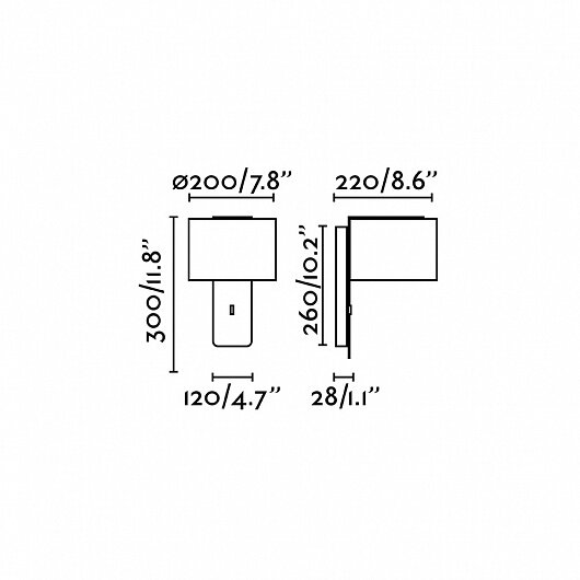 Светильник настенный Fold white 64302