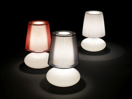 Дизайнерская настольная лампа с абажуром Oteru by Romatti