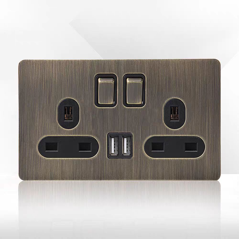 Выключатель с розеткой SPARKO by Romatti