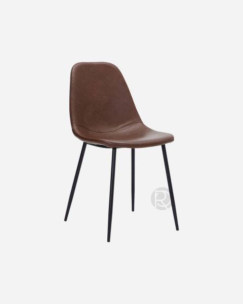 Дизайнерский стул на металлокаркасе FOUND BROWN by House Doctor