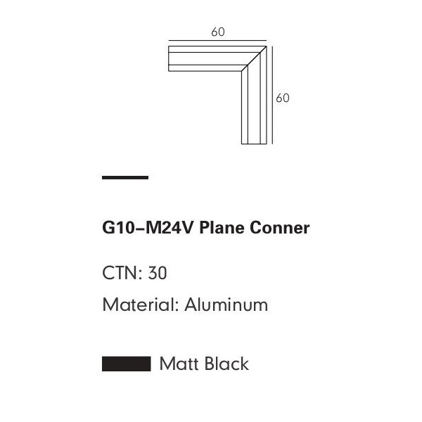 Угловое крепление PARATA-M24 by Romatti