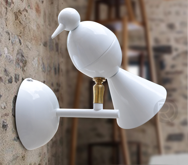 Дизайнерский настенный светильник (Бра) ALOUETTE BIRD by Romatti