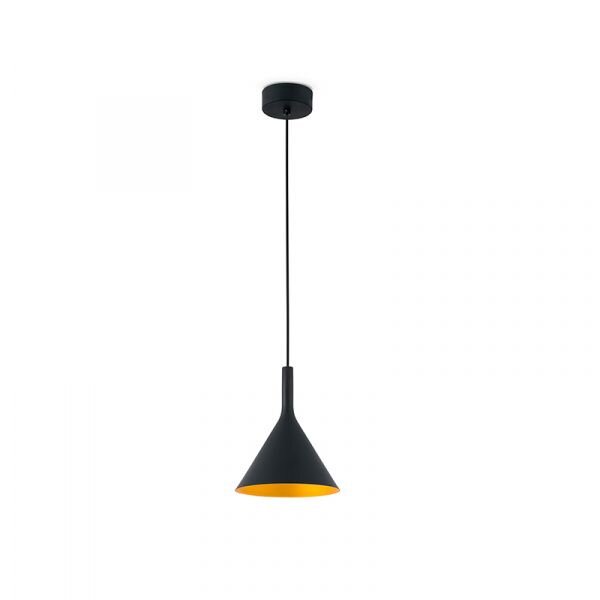 Подвесной светильник Faro Pam black+gold 64160