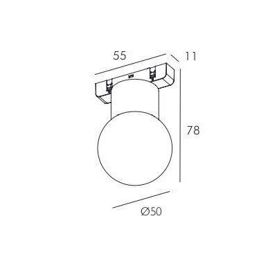 Трековый светильник FABIO-22 by Romatti