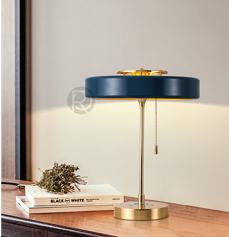 Дизайнерская настольная лампа REVOLVE by Romatti