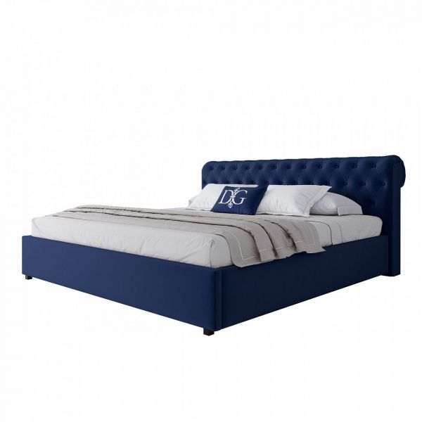Кровать большая 200х200 Sweet Dreams синяя