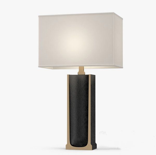 Дизайнерская настольная лампа с абажуром Ingot by Romatti