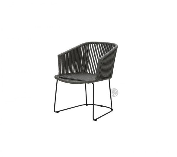 Дизайнерский стул на металлокаркасе MOMENTS by Cane-line