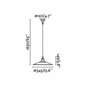 Подвесной светильник Faro Lang black 62804