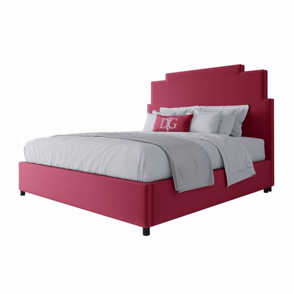 Кровать двуспальная 180x200 см розовая Paxton Bed Dusty Rose