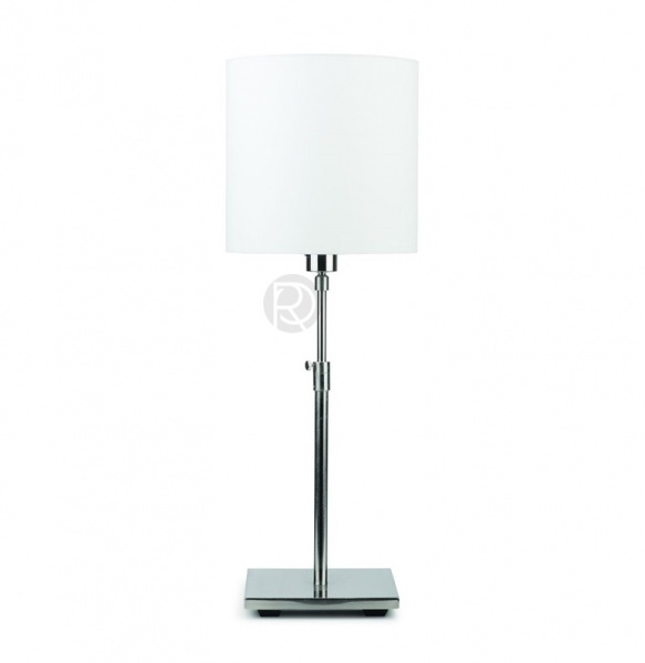 Дизайнерская настольная лампа с абажуром BONN WHITE by Romi Amsterdam