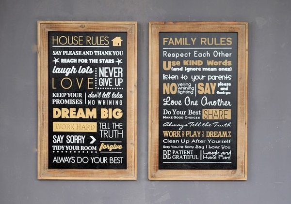 Фреска FAMILY RULES by Romatti