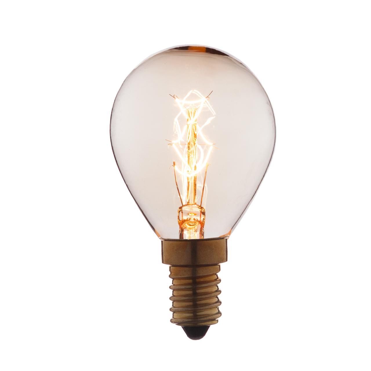 Ретро лампа Эдисона (Шар) E14 25W 220V Edison Bulb