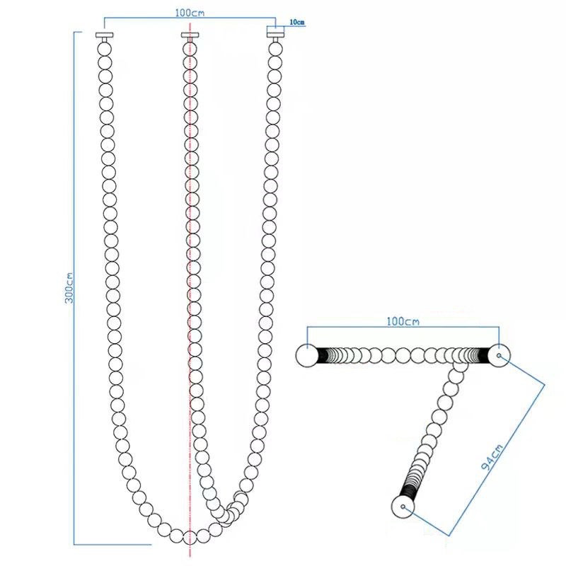 Люстра BEADS by Romatti