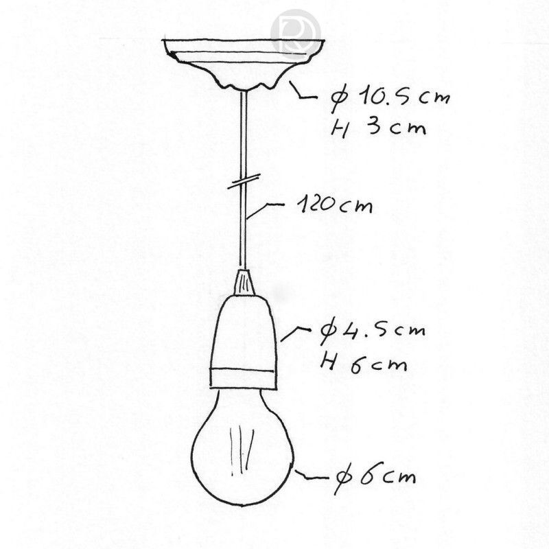 Подвесной светильник DROP by Cables