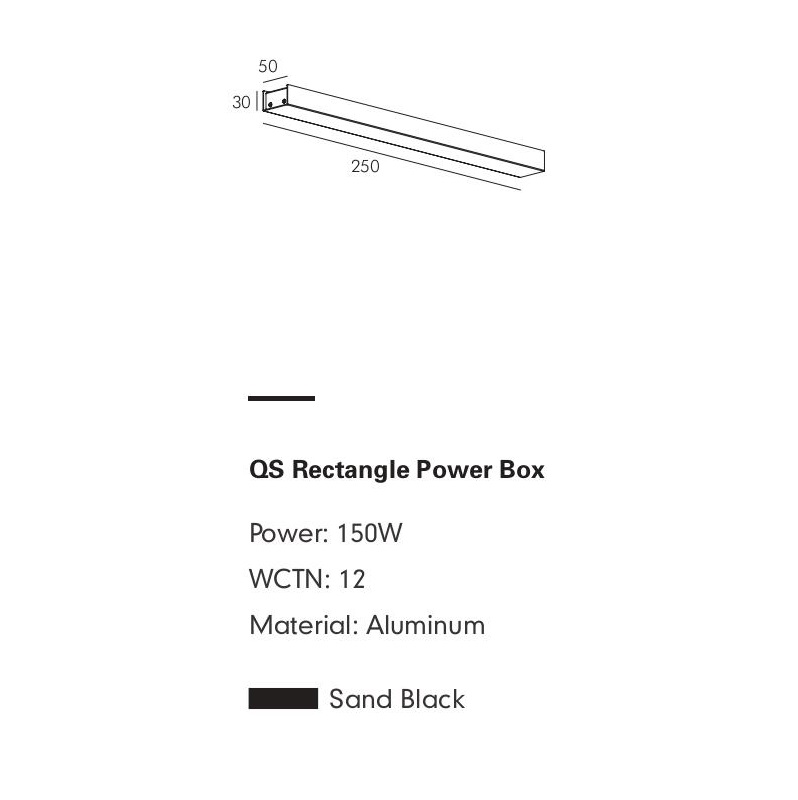 Блок питания MOBIUS RECTANGLE by Romatti