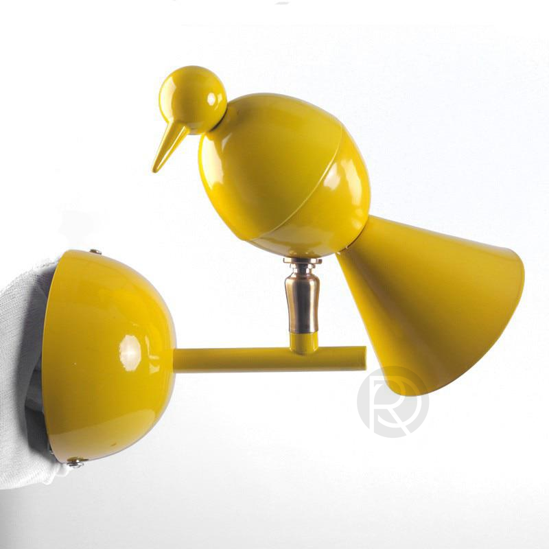 Дизайнерский настенный светильник (Бра) ALOUETTE BIRD by Romatti