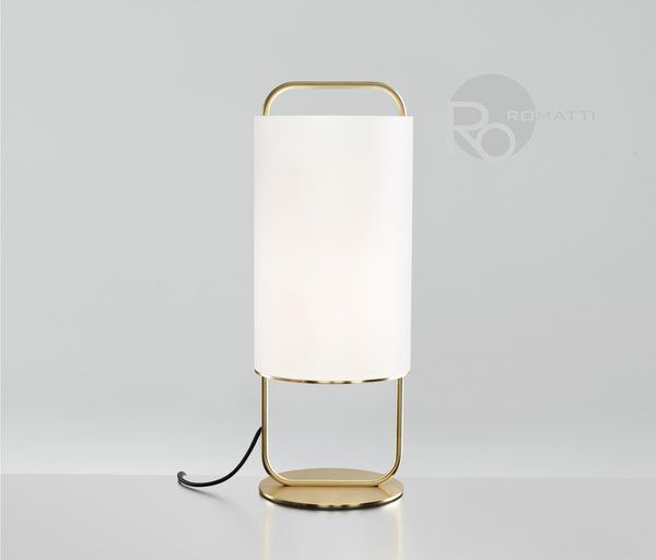 Дизайнерская настольная лампа с абажуром ALISTAIR by Romatti