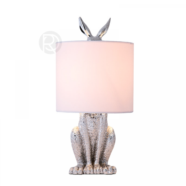 Дизайнерская настольная лампа с абажуром CONIGLIO by Romatti