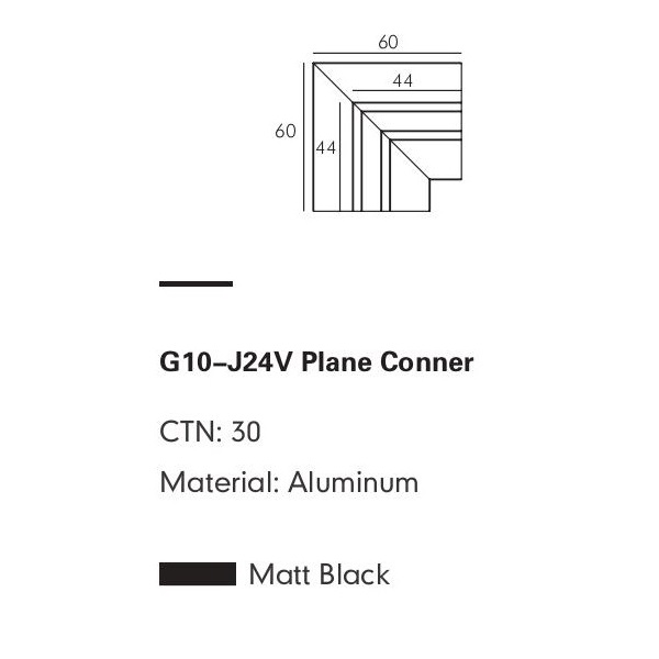 Угловое крепление PARATA-J24 by Romatti