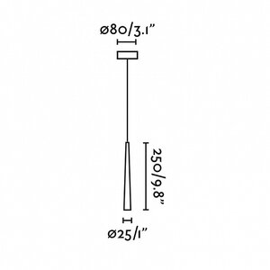 Подвесной светильник Faro Sabi black 64321