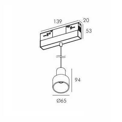 Трековый светильник PRATO-32 by Romatti