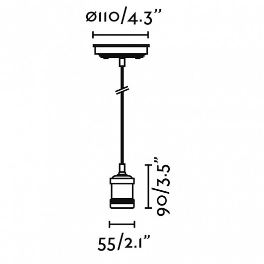 Подвесной светильник Faro Art black 65134