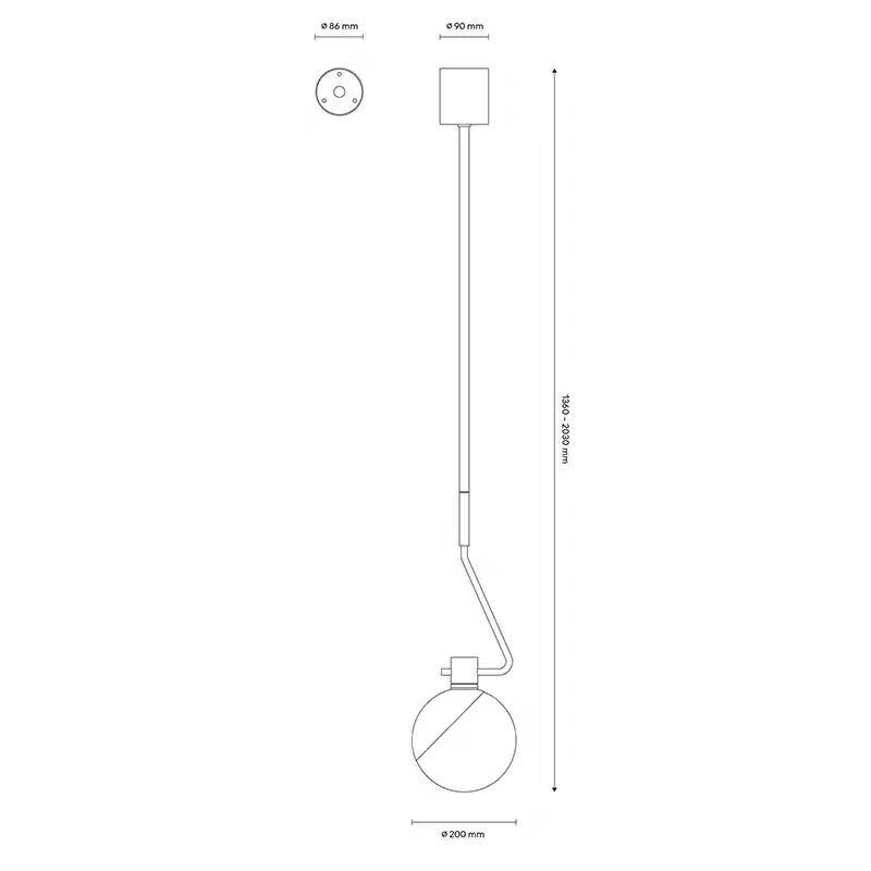 Подвесной светильник ROY by Romatti