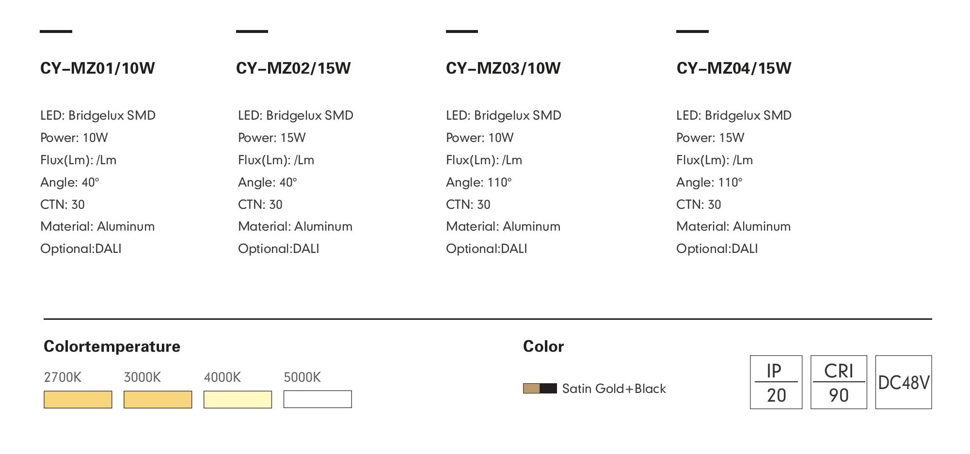 Встраиваемый светильник CANINO-01 by Romatti