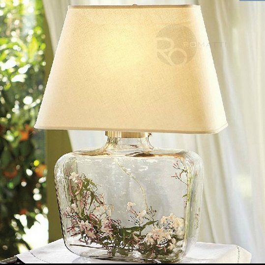 Дизайнерская настольная лампа с абажуром Mesita by Romatti