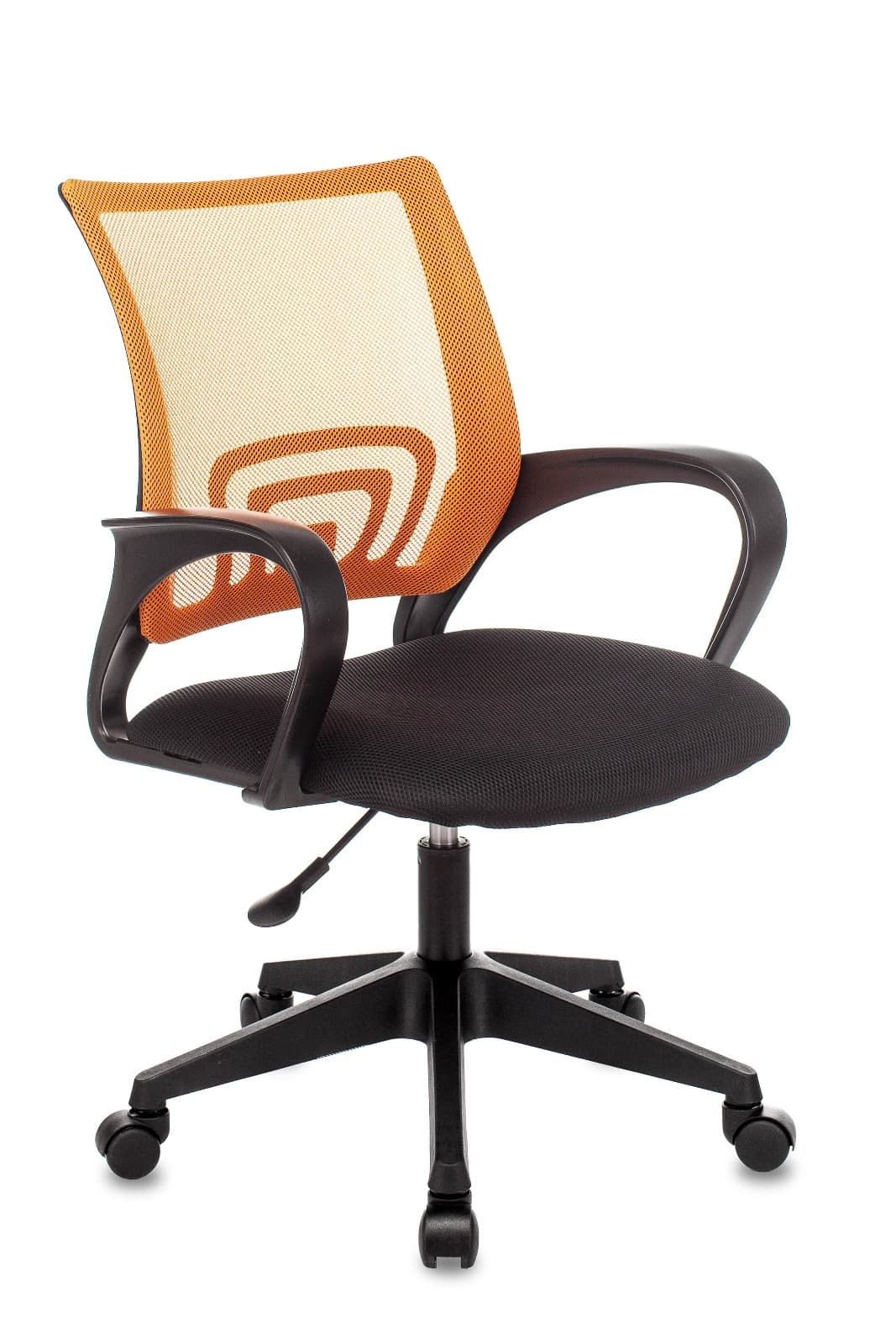 Компьютерное кресло ST-Basic офисное сетка/ткань оранжевый крестовина пластик механизм Пиастра