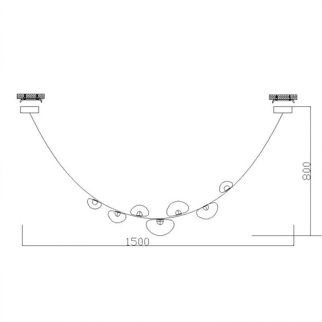 Подвесной светильник DEW by Romatti