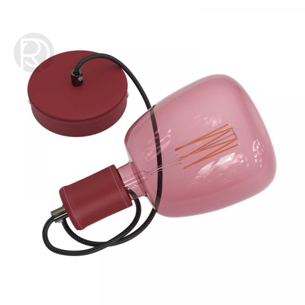 Дизайнерский подвесной светильник в скандинавском стиле LEATHER Single by Cables