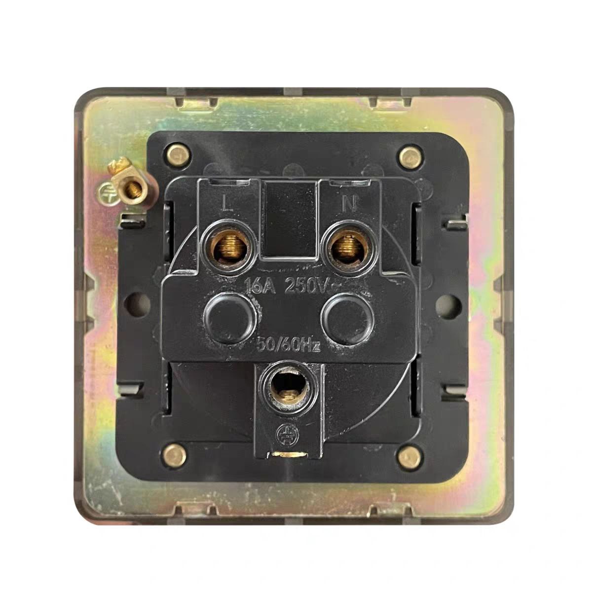 Выключатель с розеткой SPARKO by Romatti