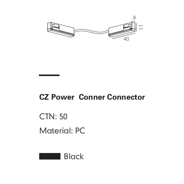 Угловой коннектор ROCCA by Romatti